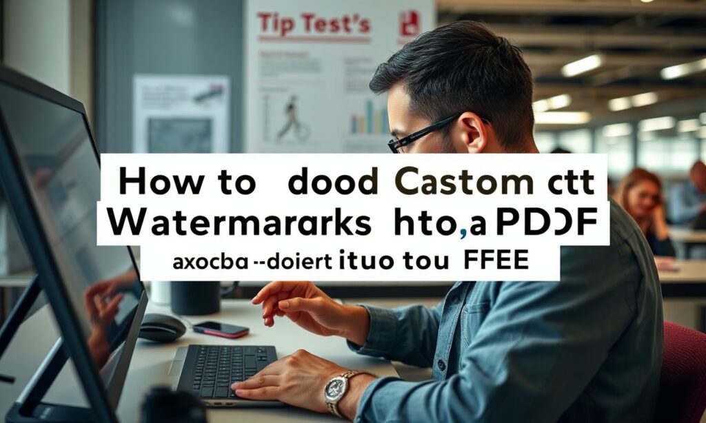 How to Add Custom Text Watermarks to PDFs for Free – A Practical Guide to Using Watermark PDF on Axevora
