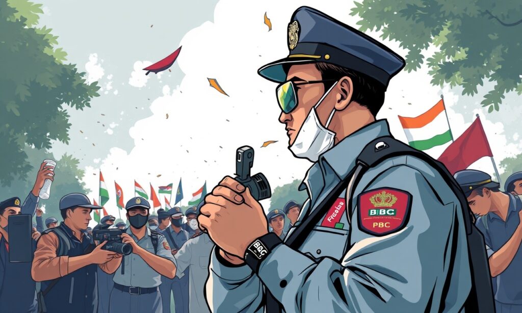 Police Detention of Journalists Sparks Outcry at Mumbai Protest Over Election Chief