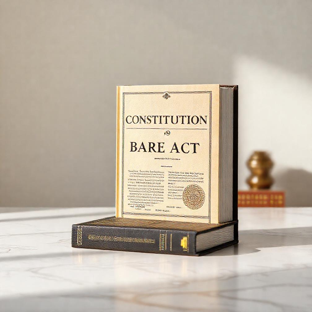 Constitution of India bare act English Hindi representative product visual