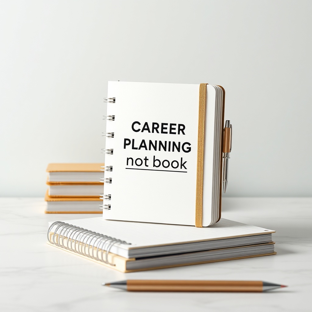 career planning journal notebook representative product visual